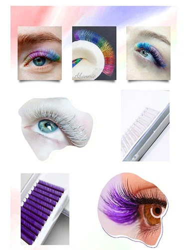 colored lash tray colored lash tray