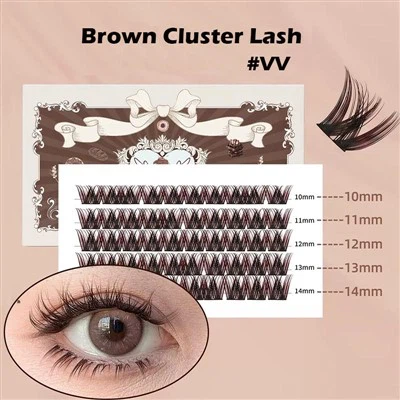 Brown Cluster Lashes