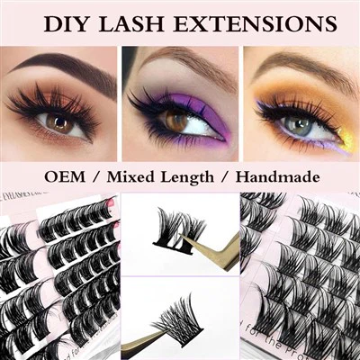 Cluster Lashes Underneath