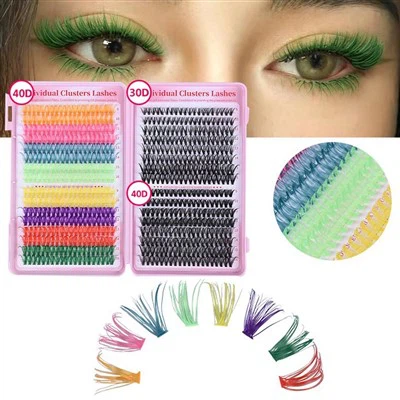 Eyelash Extensions With Color